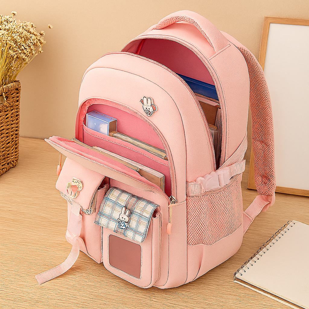 Ultraleichter Schulrucksack für Mädchen – Ridge Design Kids School Bag