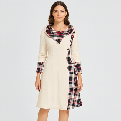 Maribel | Winterjacke mit Kapuze und Kunstfellbesatz