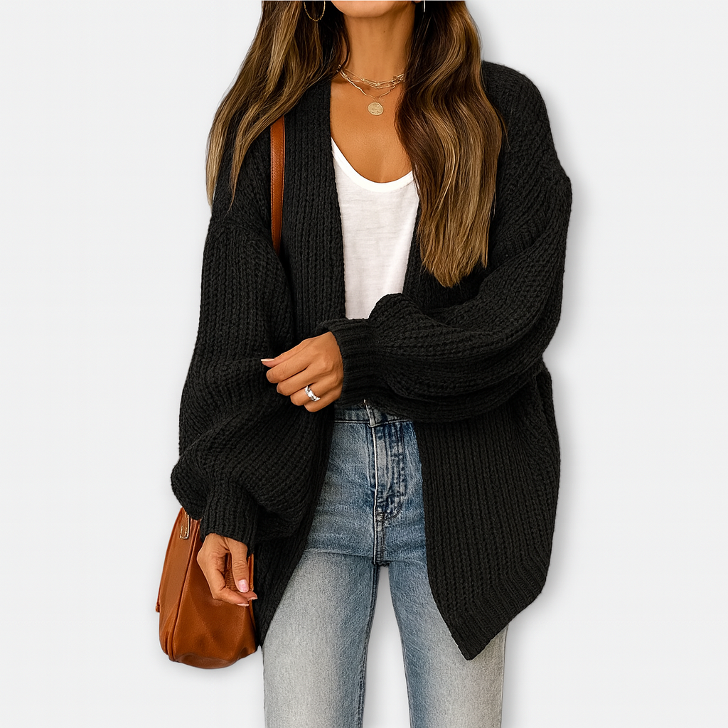 Grobe Strickjacke – Entspannte Passform mit mühelosem Stil