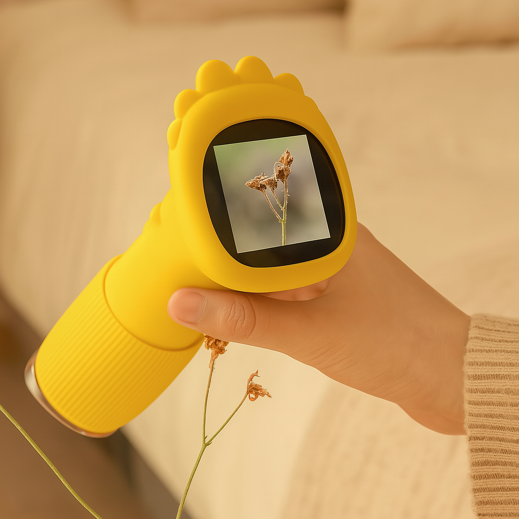 Digitale Lupe für Kinder – Mini-Elektronikgerät mit Kamera, Bildschirm und LED-Leuchten