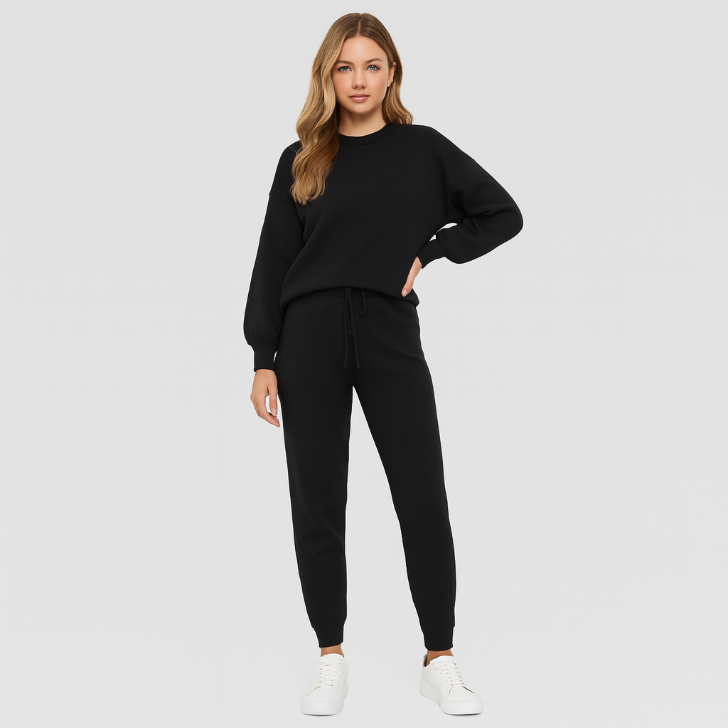 Eleganter Damen-Trainingsanzug – Stilvolles Loungewear-Set für Zuhause oder Freizeit