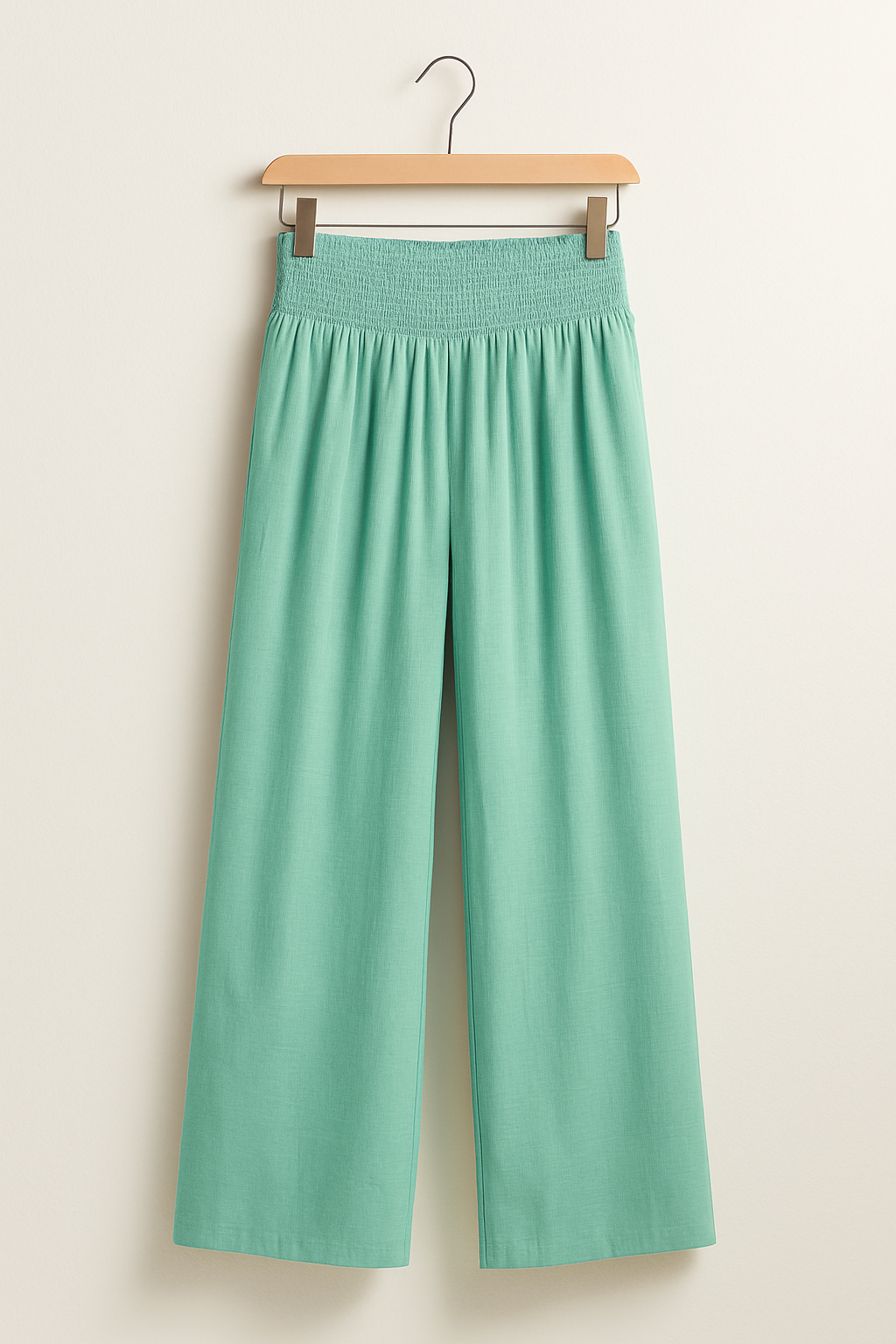 Weite Hose mit elastischem Bund