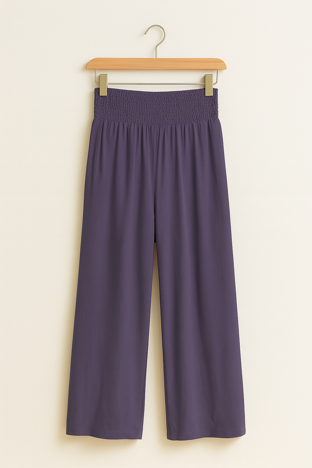 Weite Hose mit elastischem Bund