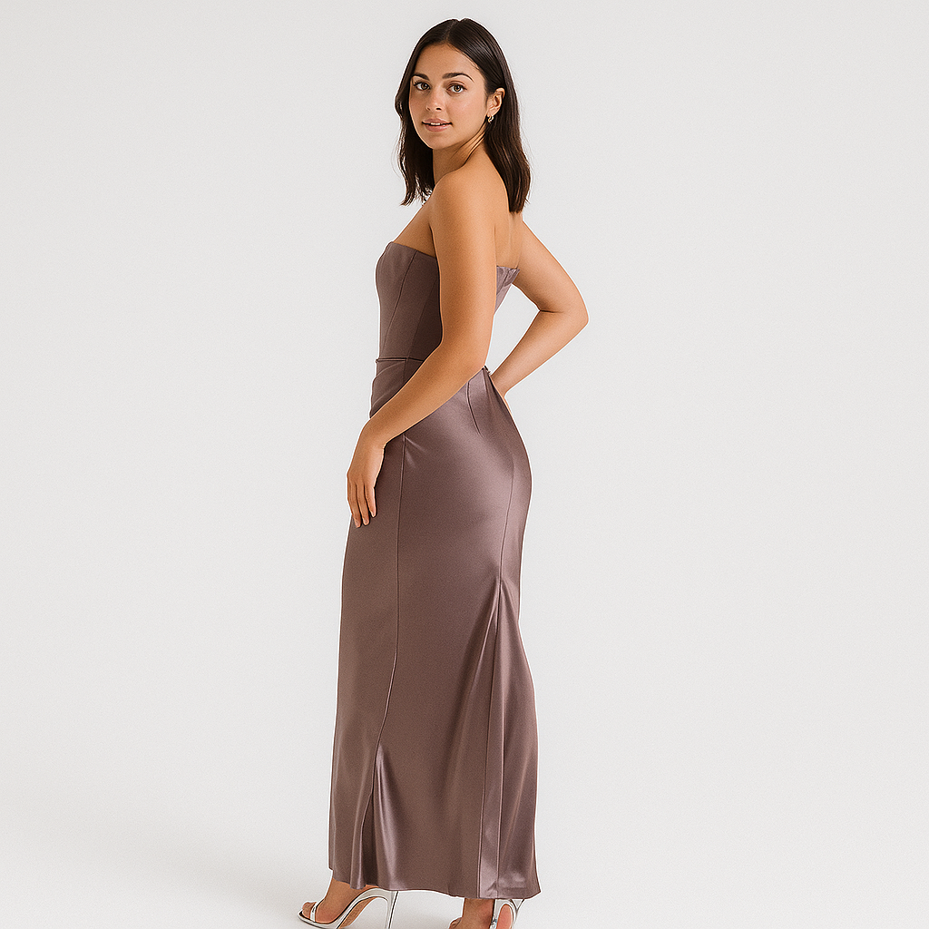 Vivienne – Elegantes Retro-Trägerloses Partykleid