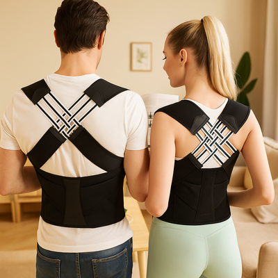 PostureEase – Verstellbares Haltungskorrektur-Band für Rücken- und Nackenstütze