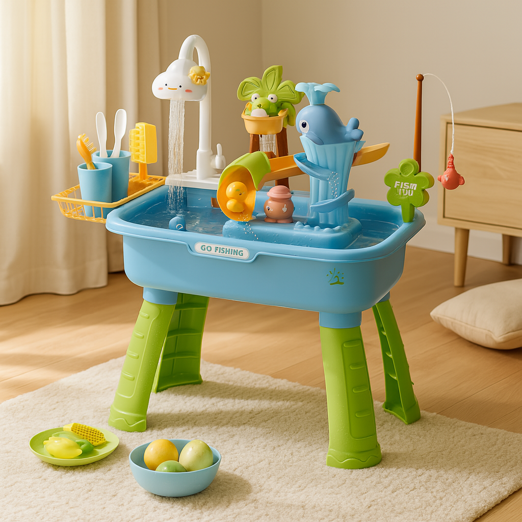 Splash ‘n Fish - Lustiges Wasser-Spiel für Kinder mit Meersalzfischfang