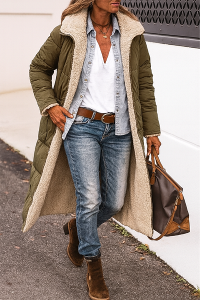 Damen-Daunenjacke mit Kapuze und Reißverschluss – warm, stilvoll für den Alltag und auf Reisen