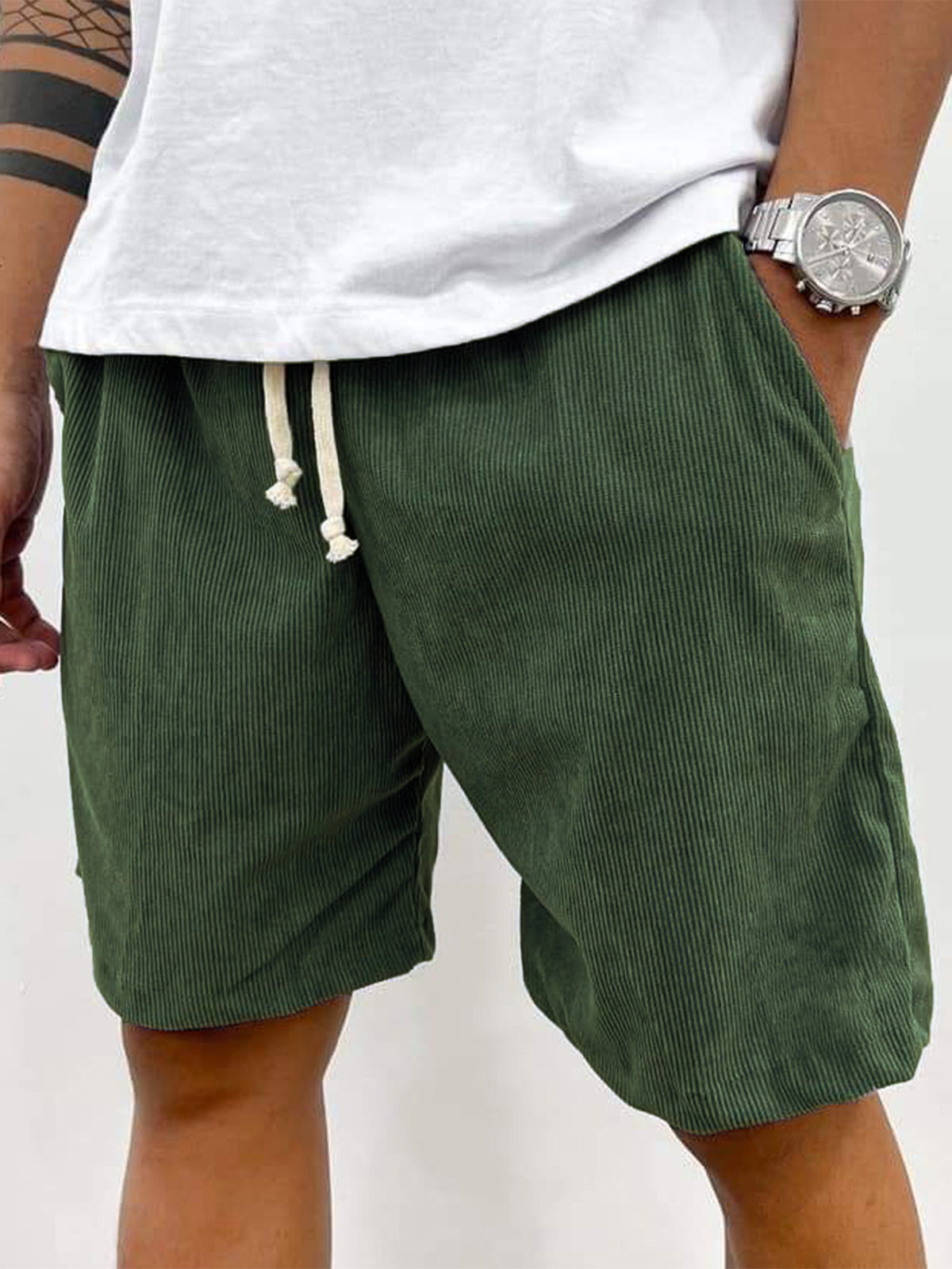 Corduroy Stretch Kurzs