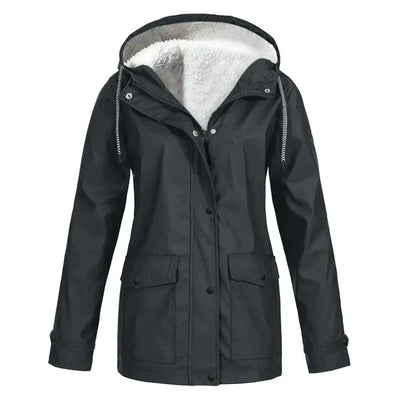 Regenjacke Damen Warm Gefüttert | Winddicht & Elegant