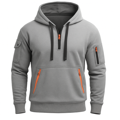 Halfzip Hoodie für Herren – entspannter und stylischer Freizeitpullover