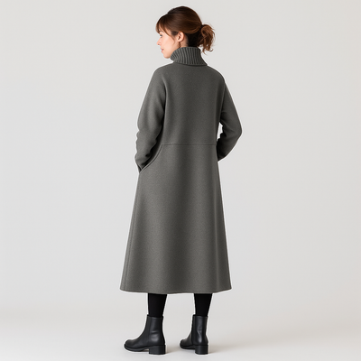 Helene | Strickkleid mit Taschen