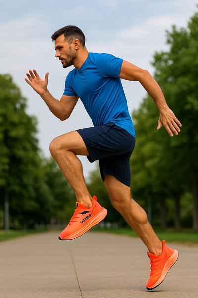 Leichte und unterstützende Laufschuhe
