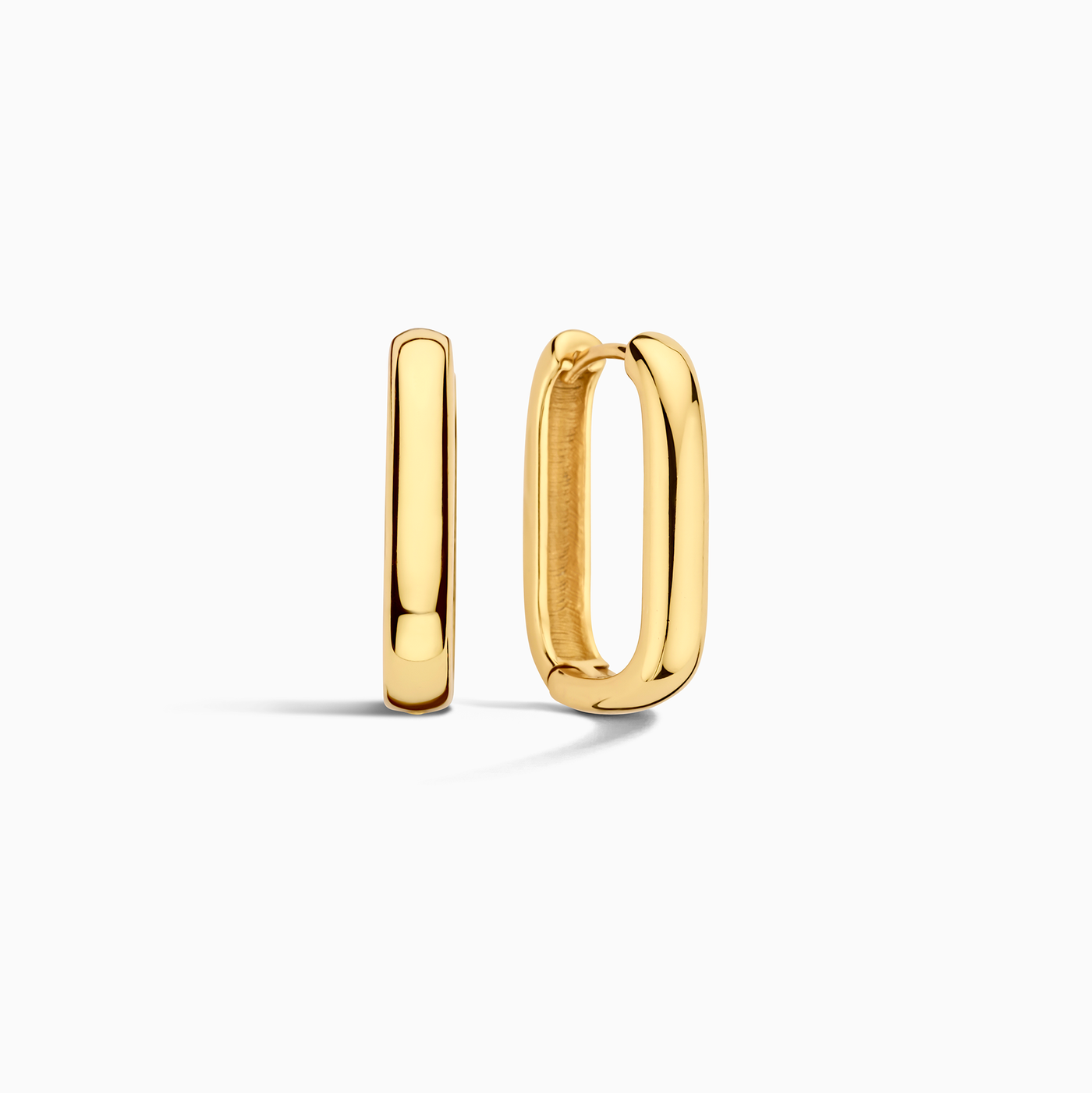 Gold Icon Hoop Earrings