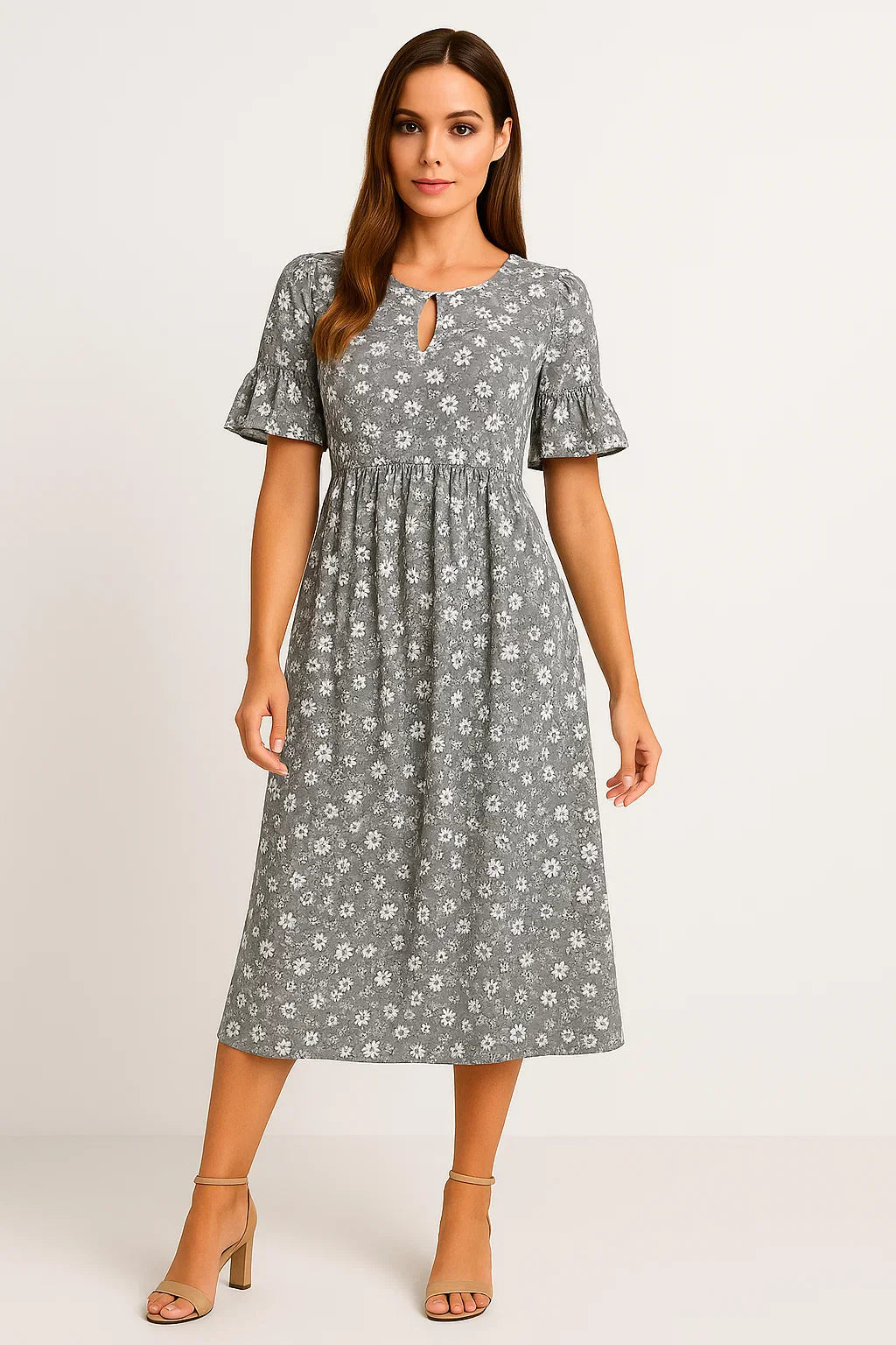 Leichtes Blumiges Sommerkleid