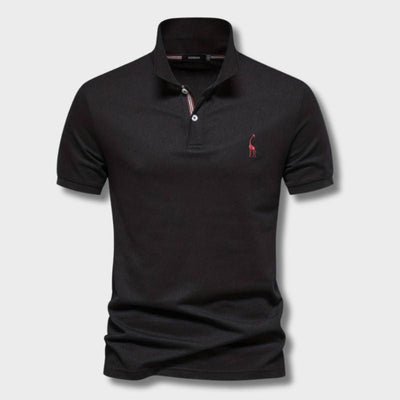 Noah | Slim Fit Klassisches Poloshirt mit sportlichem Kragen-Detail