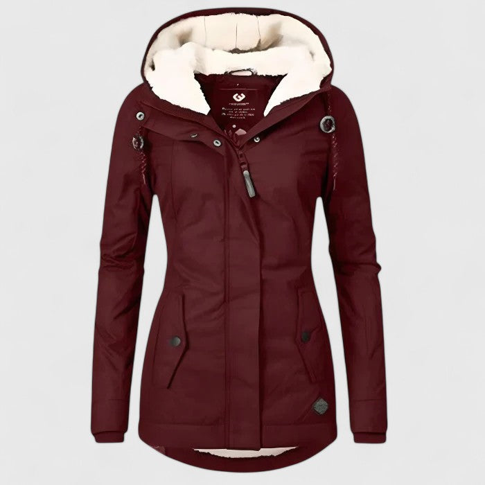Seravia™ - Wasserdichte Winterjacke mit Kapuze