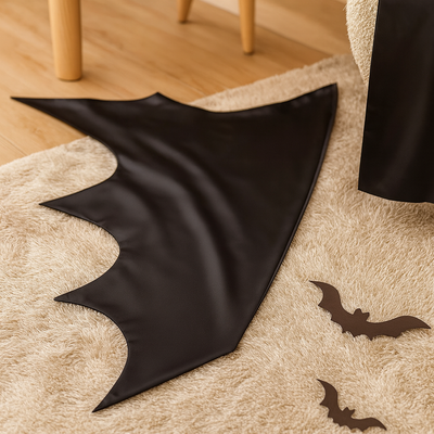 MidnightEve Bodycon Kleid – Schwarzes Damenkleid mit V-Ausschnitt & Fledermausärmeln