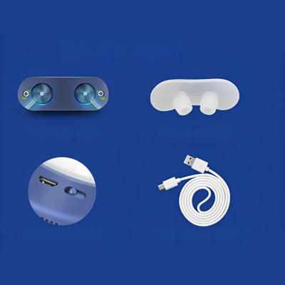 Mikro CPAP Schlafapnoe Maschine ohne Schläuche – Tragbare Anti-Schnarchen Lösung für Reisen, Flüsterleise und Kompakt