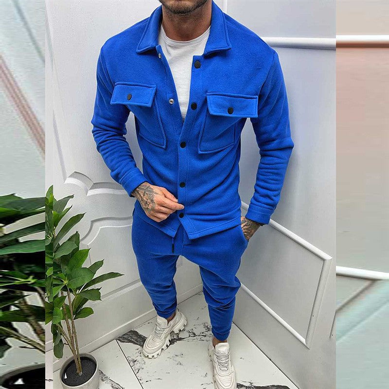 Herren stylischer Freizeitanzug mit praktischen Taschen und modernem Schnitt Aliams
