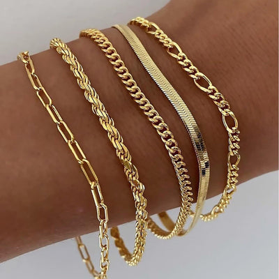 Ernestina® | Renner Armbandset Gold