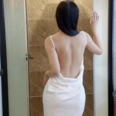 SchnellWick™ Sitzt-fest Duschhandtuch