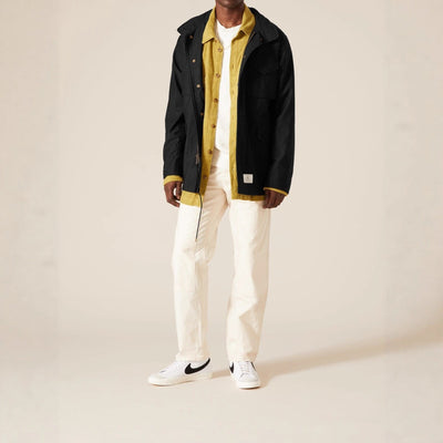 Herren multifunktionale Parkajacke mit verstellbarem Kragen und stabilen Taschen Aliams