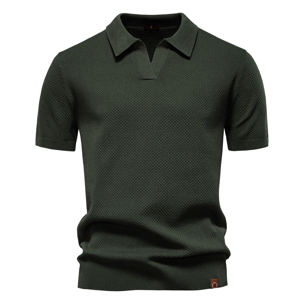 Holger – Strukturiertes Polo-Shirt