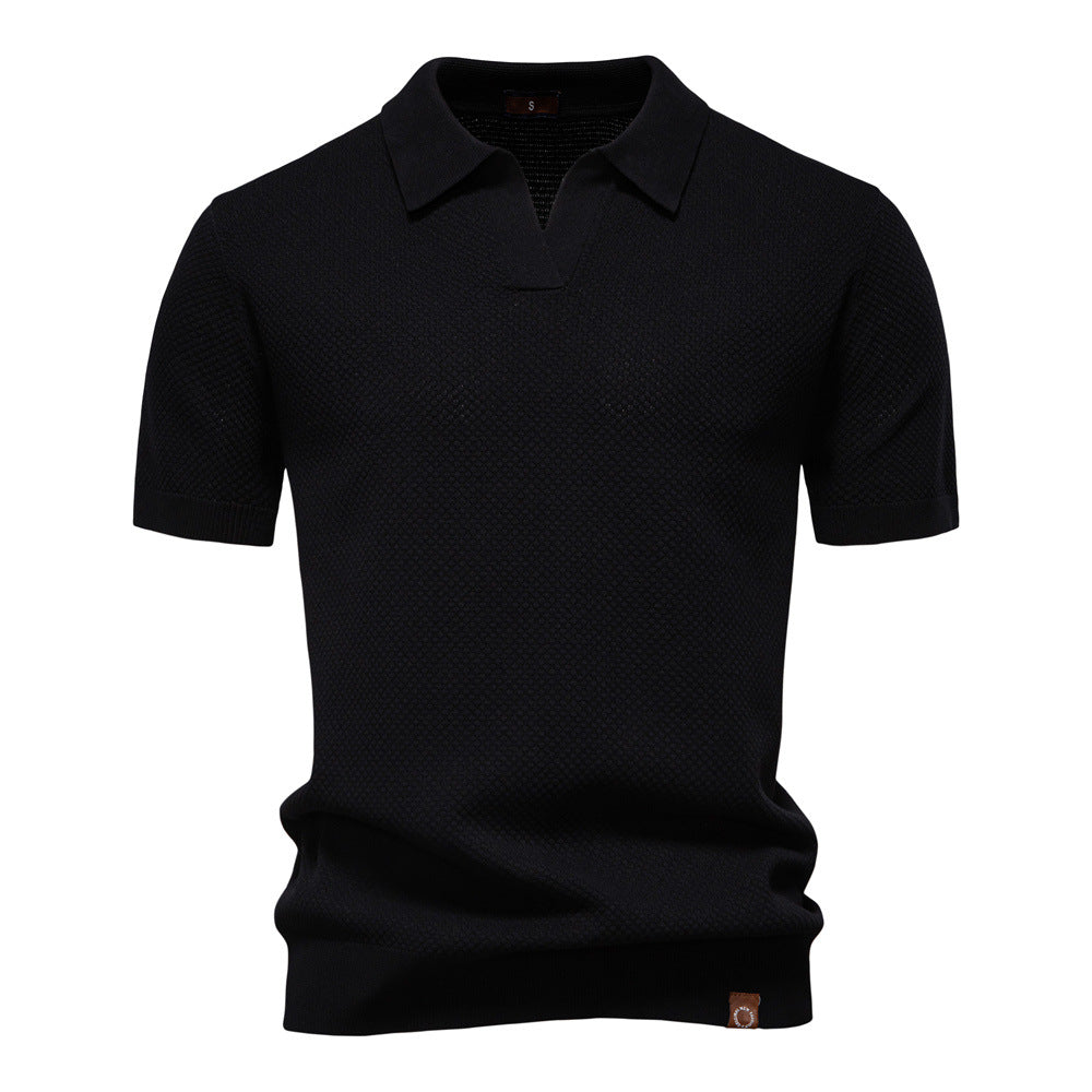Holger – Strukturiertes Polo-Shirt