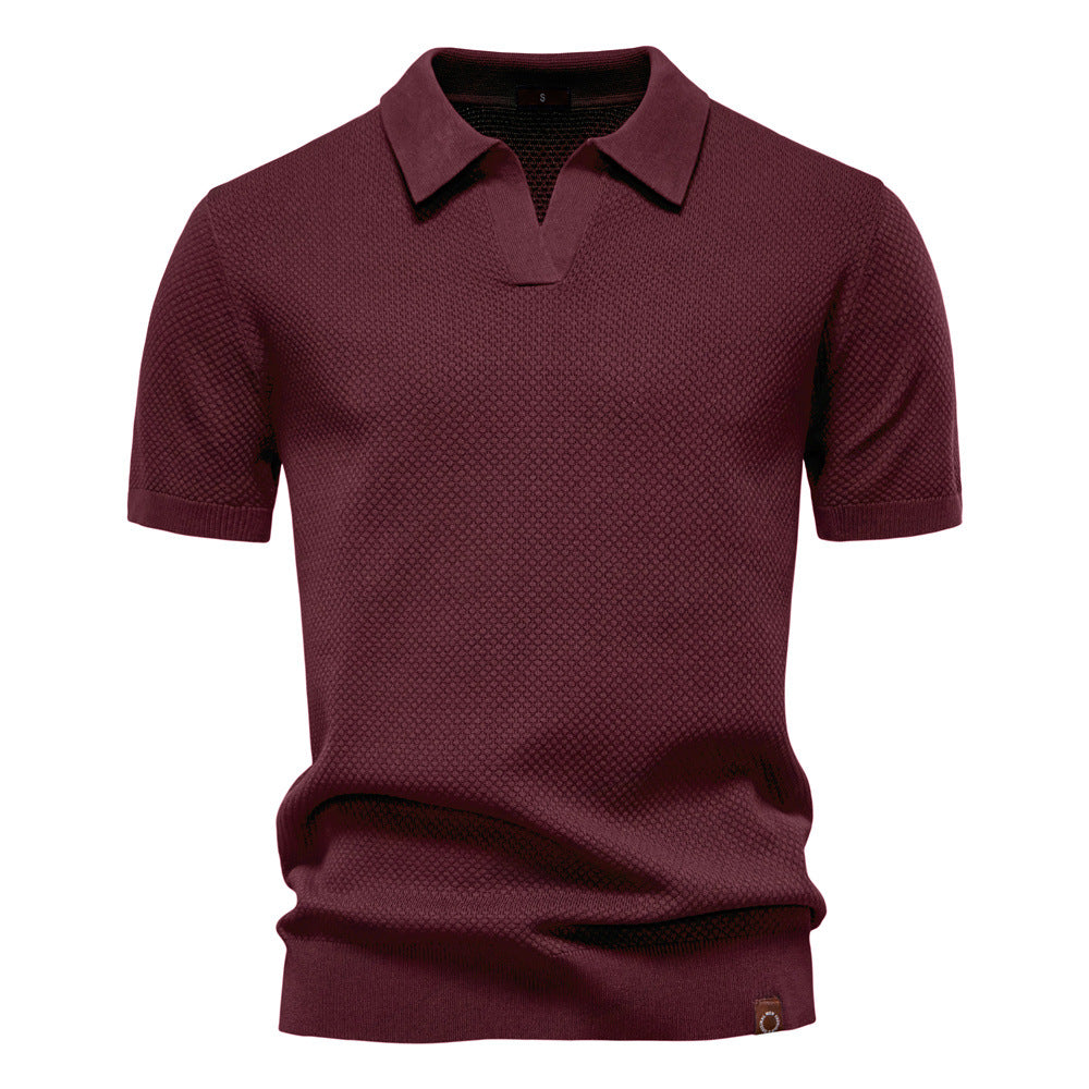 Holger – Strukturiertes Polo-Shirt