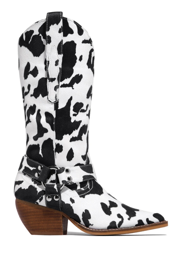 Westernstil Kniehohe Cowboystiefel