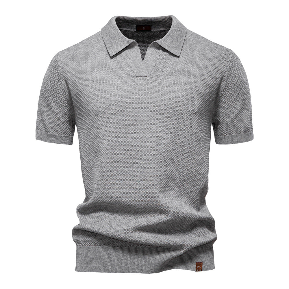 Holger – Strukturiertes Polo-Shirt