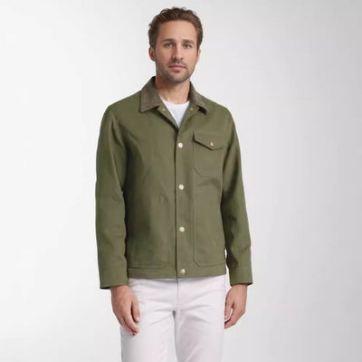 Herren vielseitige Baumwolljacke mit praktischen Taschen Aliams