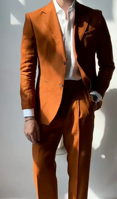 Herren eleganter Anzug im modernen Schnitt Aliams