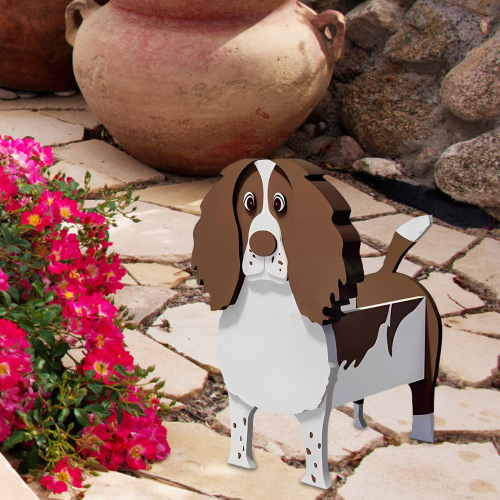 Springer Spaniel Flower Pot