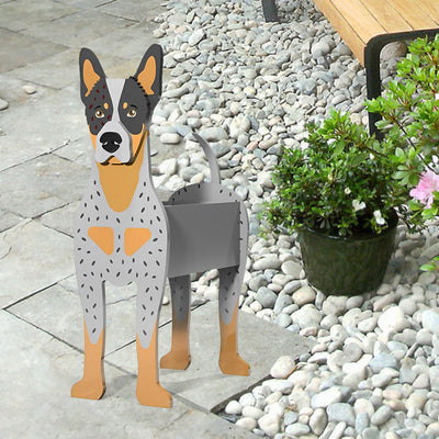 Australian Cattle Dog Flower Pot