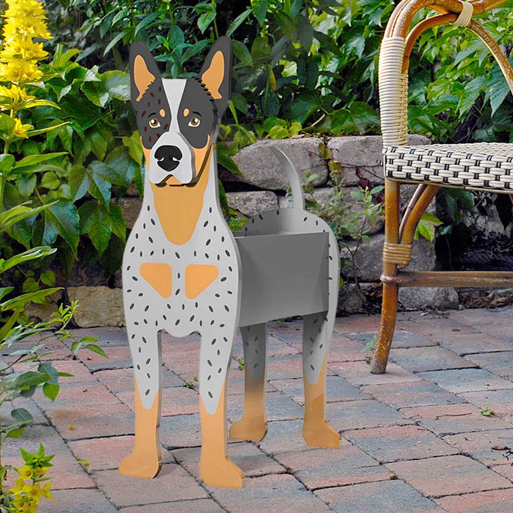 Australian Cattle Dog Flower Pot