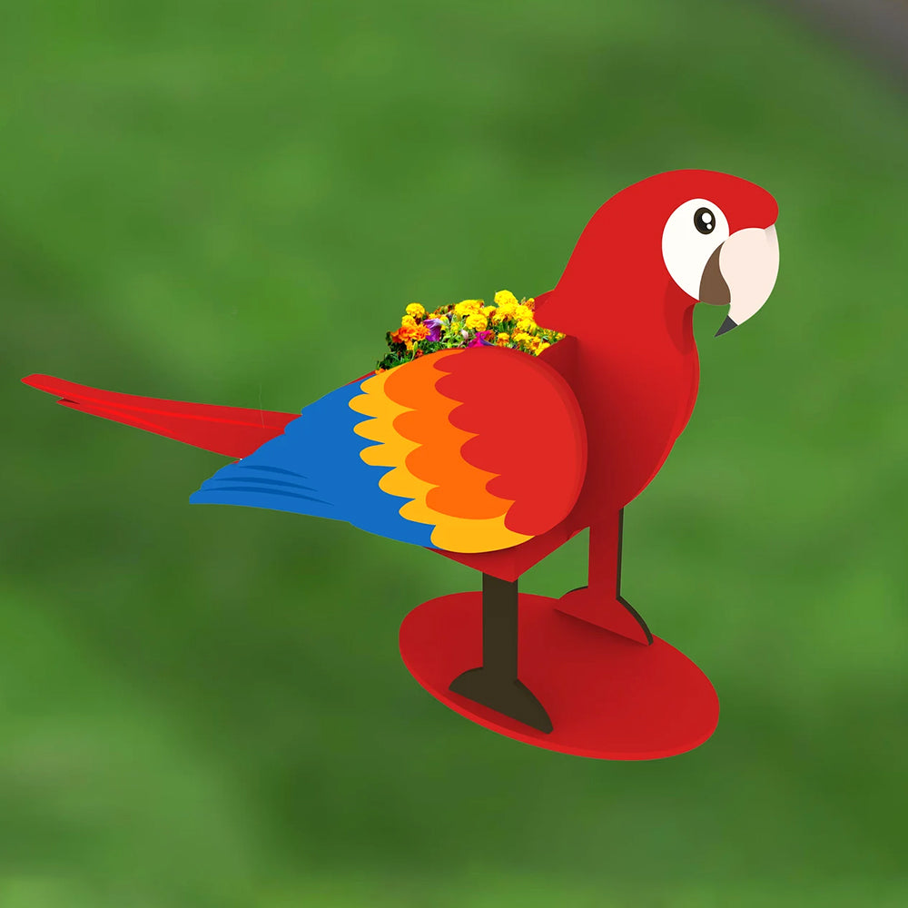 Papagei Pflanzentopf