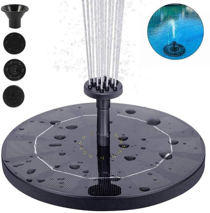 Sophia AquaGlow Solarbrunnen – Charmante Gartenzierbrunnen