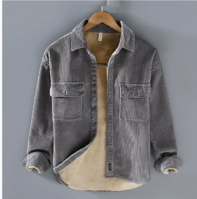 Warme Cordjacke Für Herren | Langarm