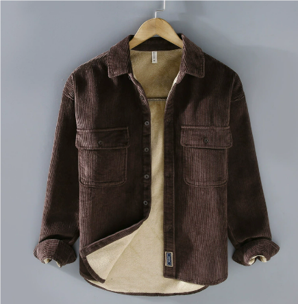 Warme Cordjacke Für Herren | Langarm