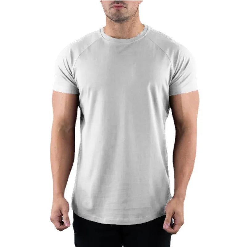 Herren Bequem Slim Fit T-Shirt | Rundhals
