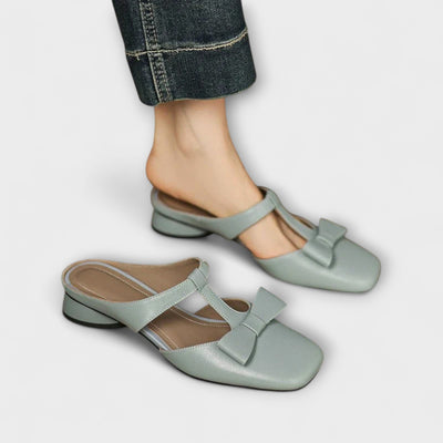 Solenza - Lina Quadratische Zehenhausschuhe