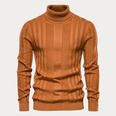 Herren Strickrollkragenpullover