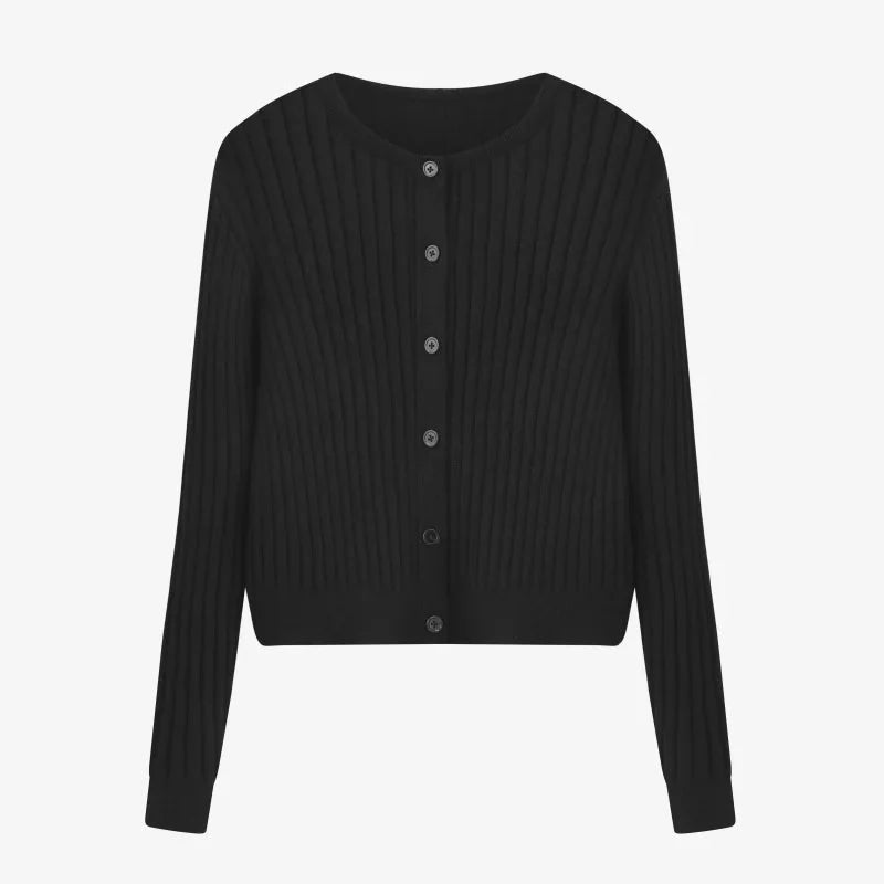 Elegantes Satinkleid - Stricktop-Kombinationsset