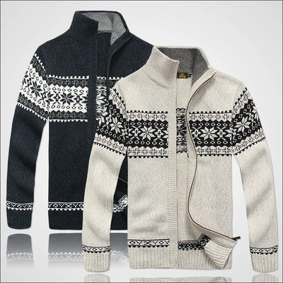 Thomas | Zip-Up Vintage Cardigan