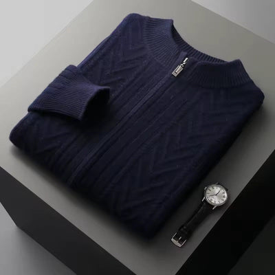 100% Cashmere Pattern Weste