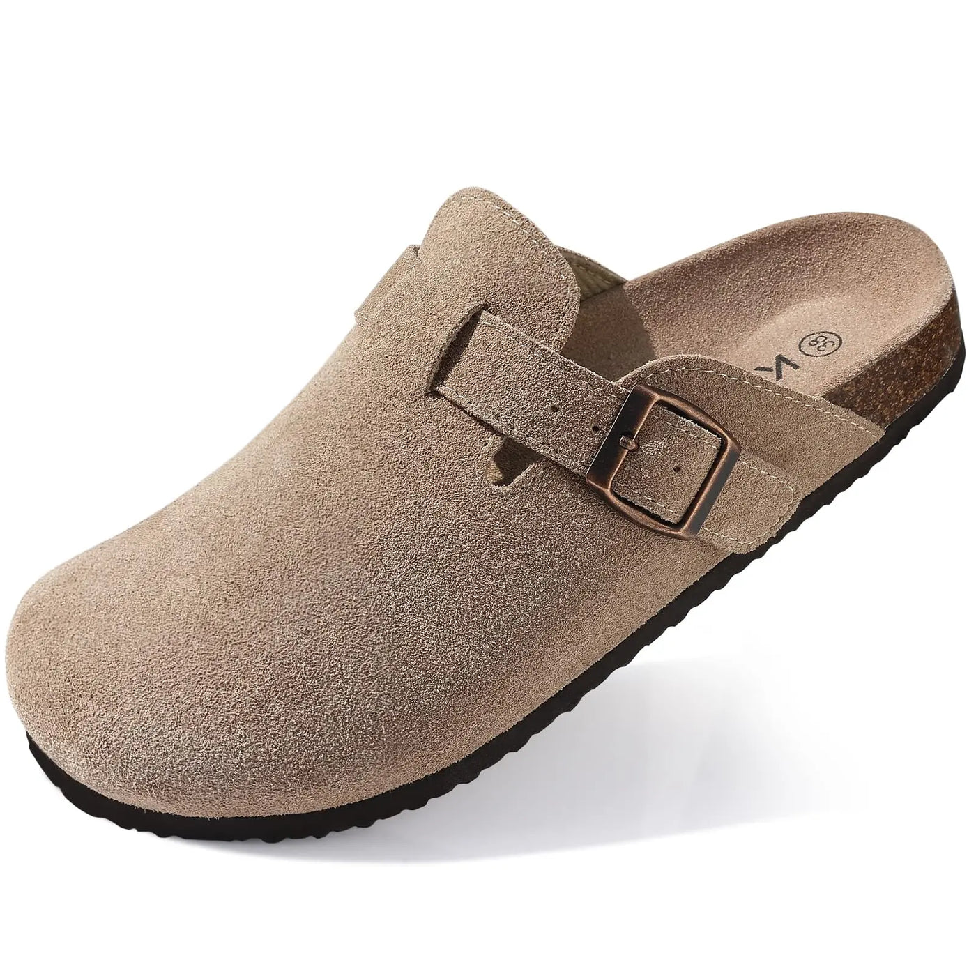 Unisex Klassisch Gürtel Detail Flache Clogs | Sommer