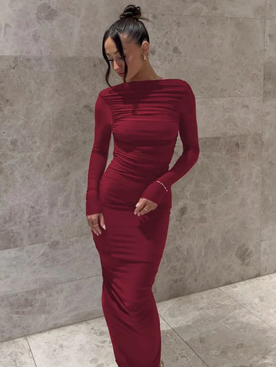 Marina - Elegantes Neckholder-Kleid