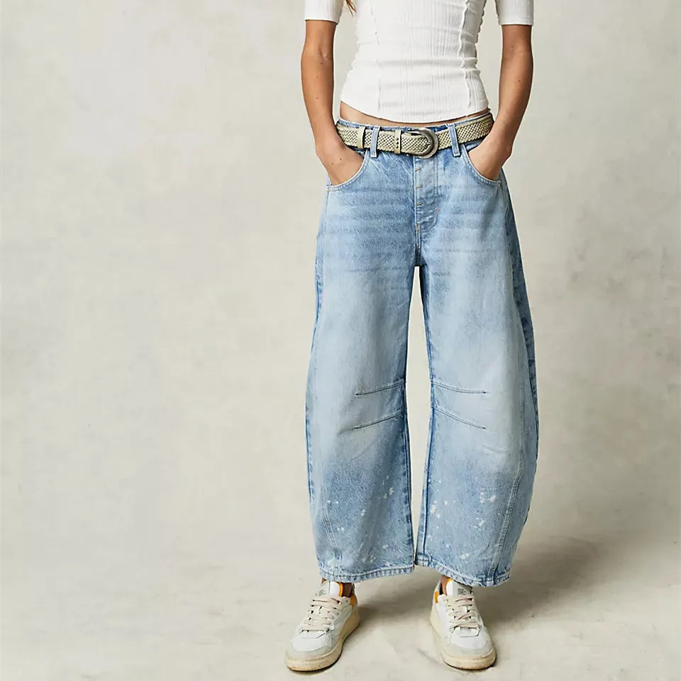 VintageFlex einzigartige Baggy Jeans