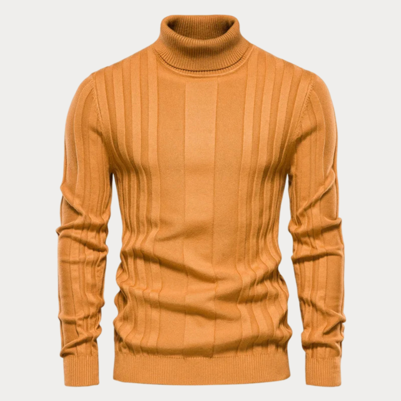 Herren Strickrollkragenpullover